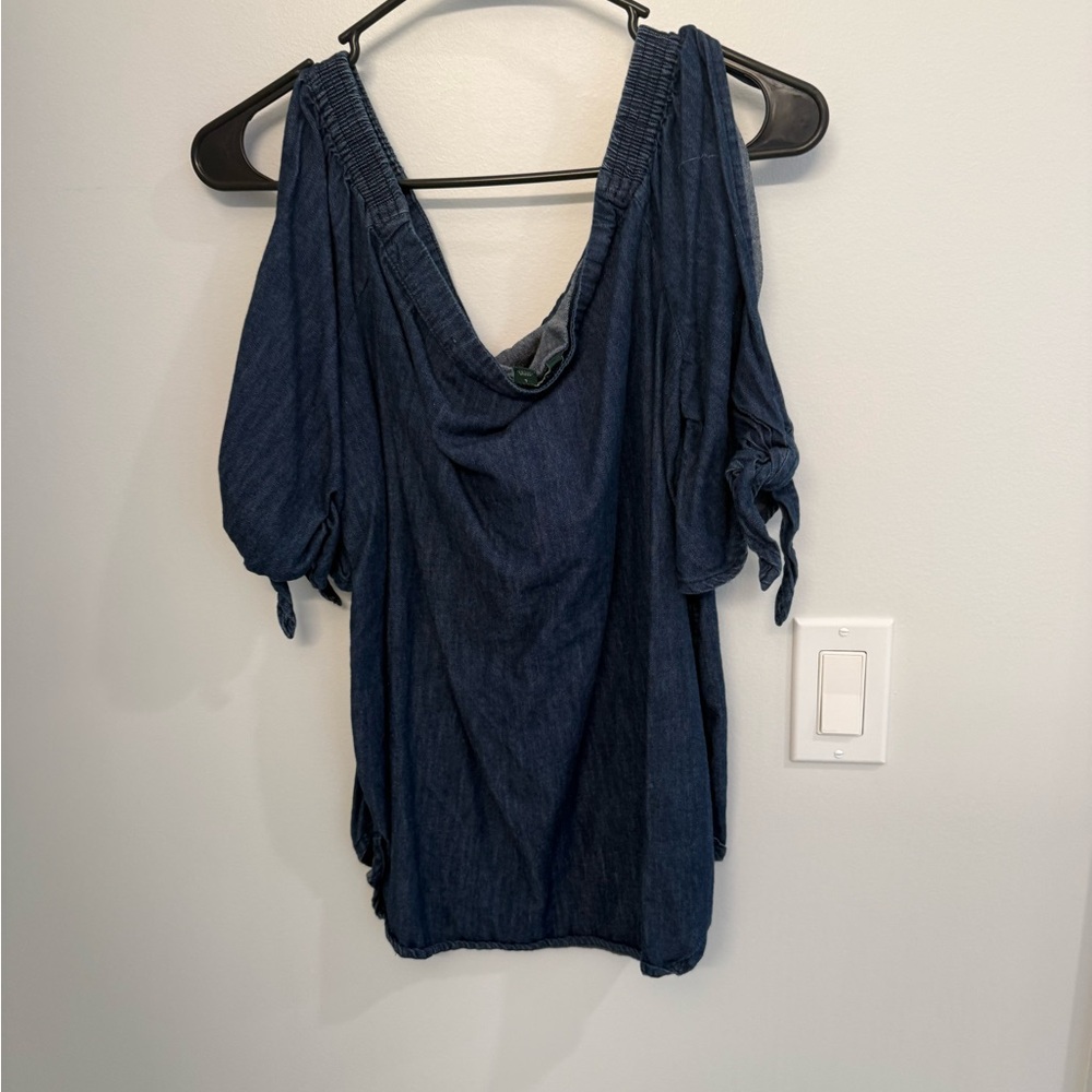 Ralph Lauren Navy Blouse